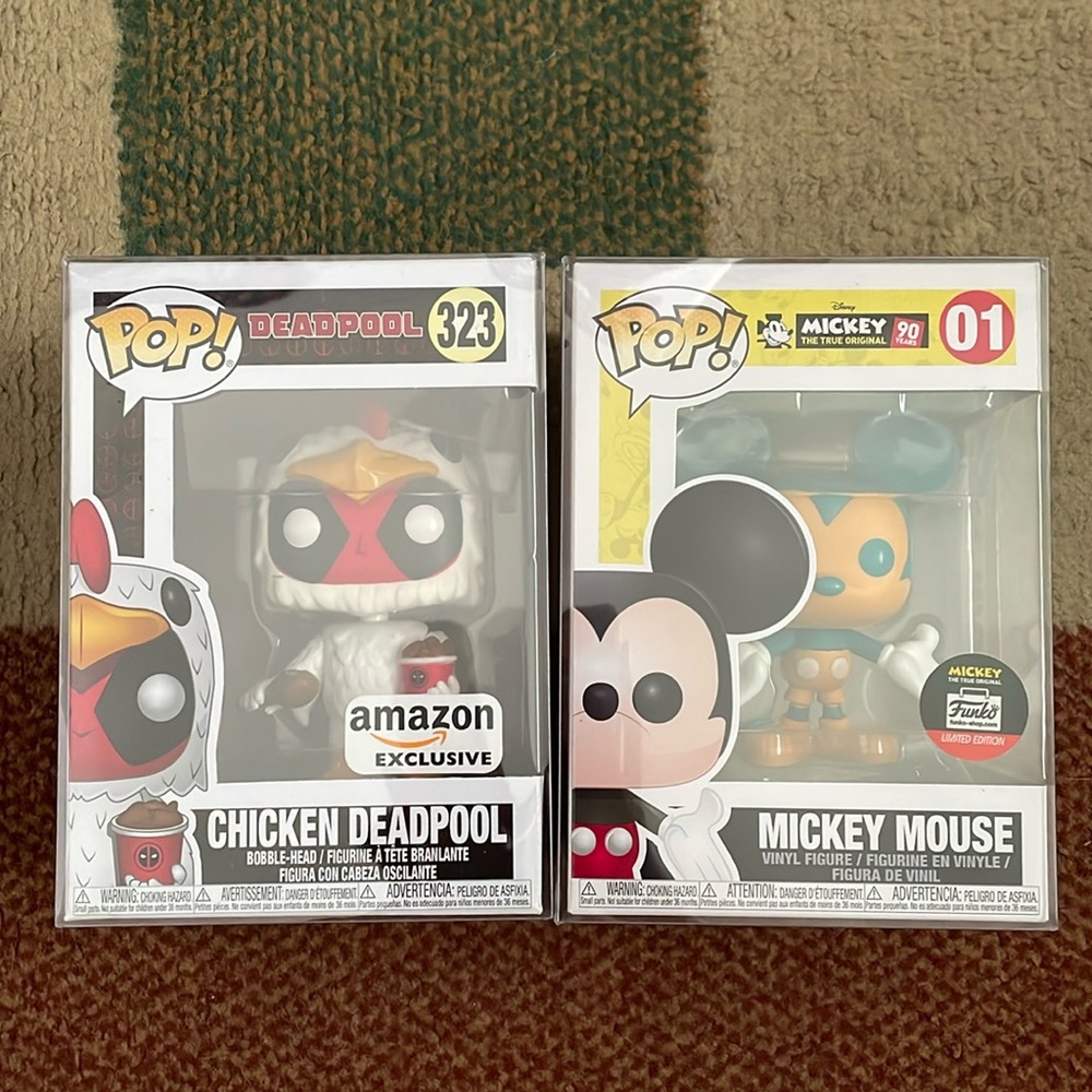 Funk POP! Figures Chicken Deadpool & Mickey Mouse